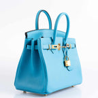 Hermès Birkin 25 Bleu Bleu du Nord Swift Gold Hardware