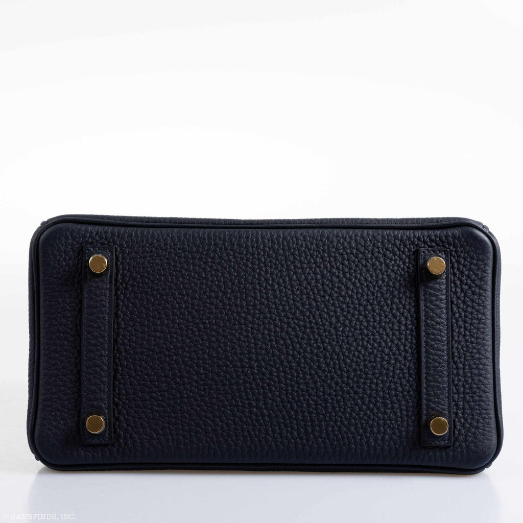 Hermès Birkin 25 Bleu Nuit Togo Gold Hardware - 2019, D