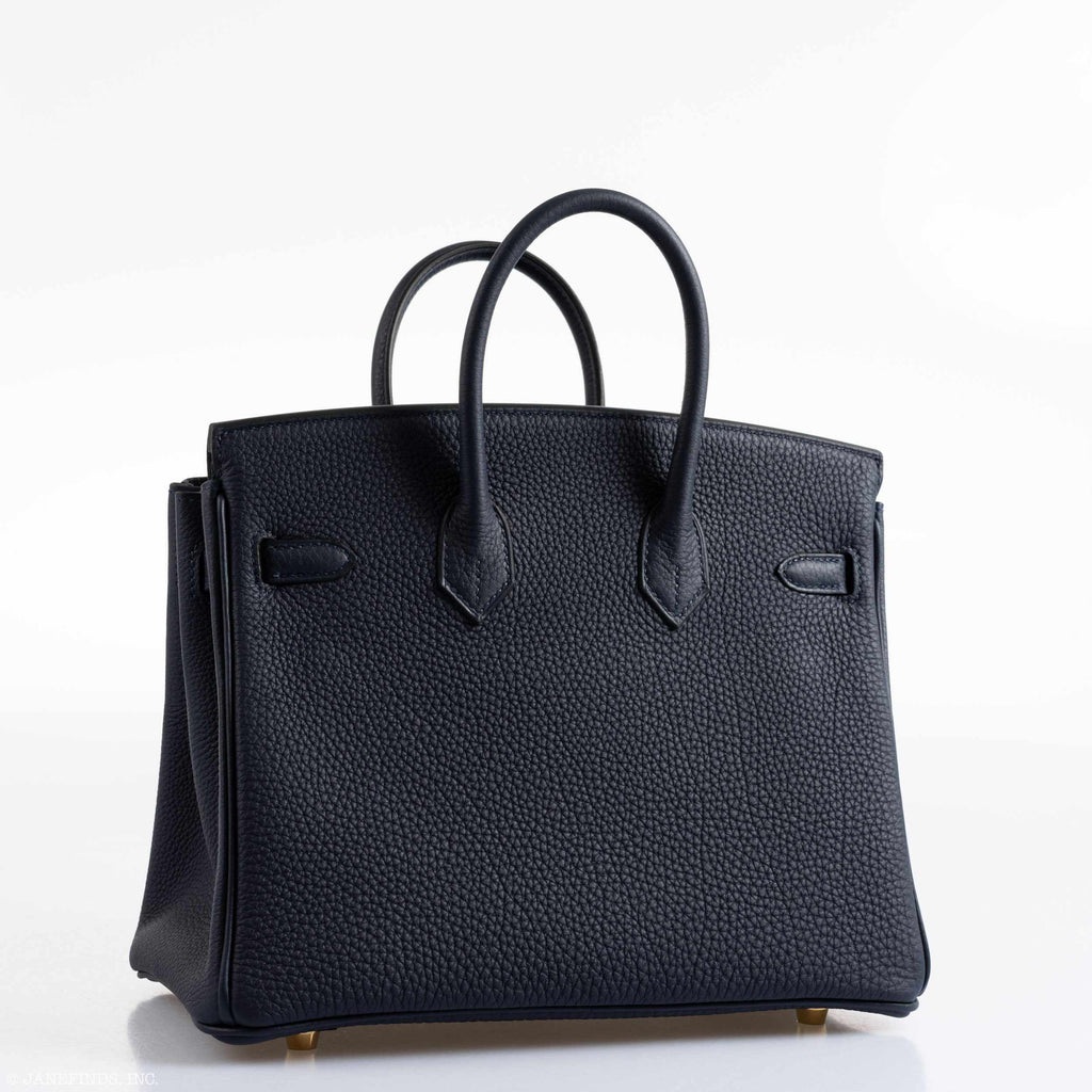 Hermès Birkin 25 Bleu Nuit Togo Gold Hardware