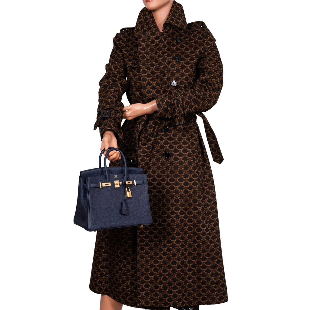 Hermès Birkin 25 Bleu Nuit Togo with Gold Hardware - 2020, Y