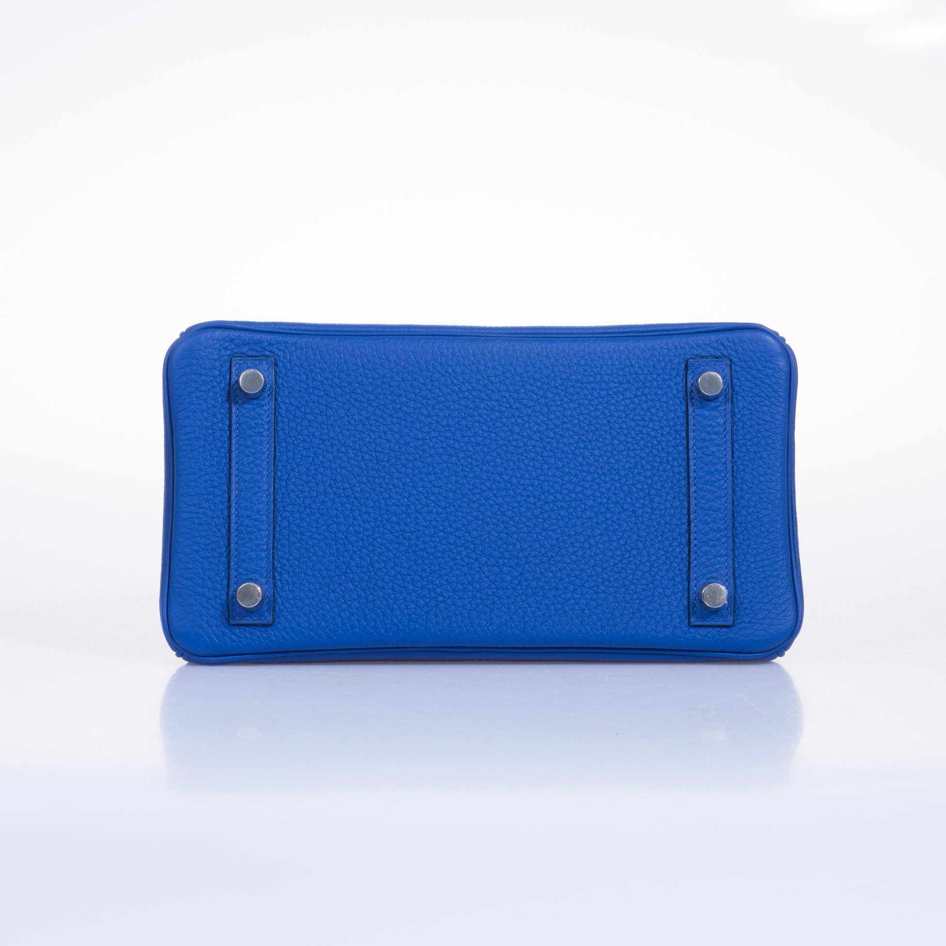Hermès Birkin 25 Blue Electric Togo Palladium Hardware