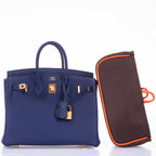 Hermès Birkin 25 Blue Encre (Ink) Togo Gold Hardware