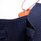 Hermès Birkin 25 Blue Indigo Togo Palladium Hardware