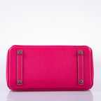 Hermès Birkin 25 Candy Collection Rose Tyrien Epsom Palladium Hardware - Q, Square
