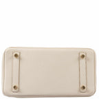 Hermès Birkin 25 Craie Togo Gold Hardware