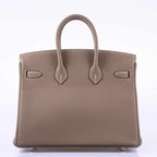 Hermès Birkin 25 Etoupe Togo Palladium Hardware - 2019, D