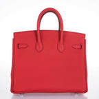 Hermès Birkin 25 Geranium Togo Palladium Hardware