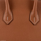 Hermès Birkin 25 Gold Taurillon Novillo Palladium Hardware