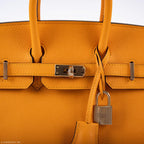 Hermès Birkin 25 HSS Jaune d'Or Epsom Gold Hardware - 2020, Y