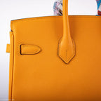 Hermès Birkin 25 HSS Jaune d'Or Epsom Gold Hardware - 2020, Y