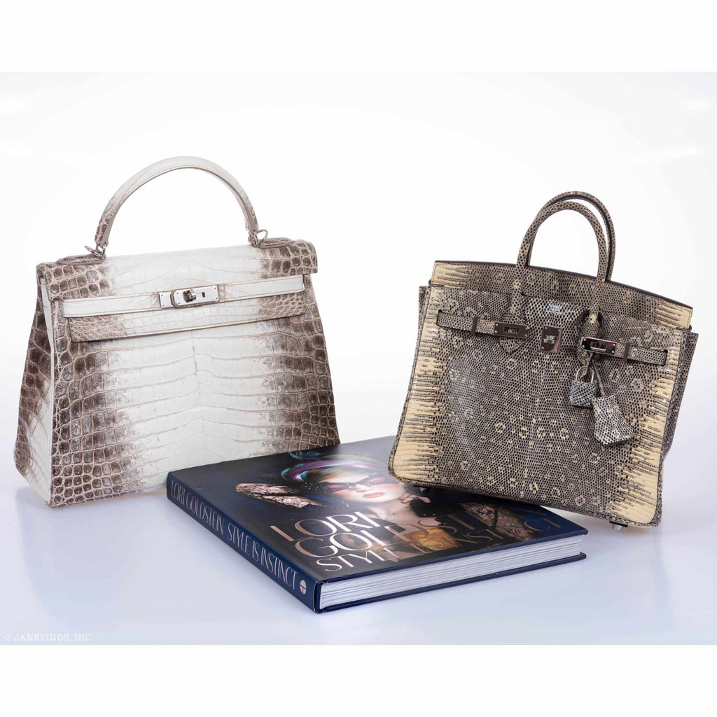 Hermès Birkin 25 Ombre Lizard Palladium Hardware - Very Rare