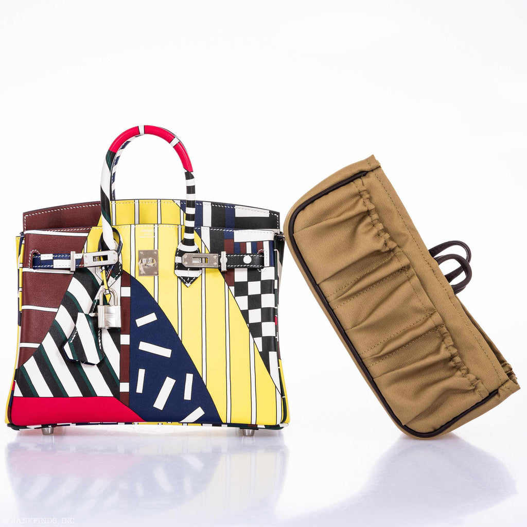Hermès Birkin 25 "One Two Three And Away We Go!" Limited Edition By Nigel Peak Multicolor Swift Leather - 2018, C