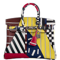 Hermès Birkin 25 "One Two Three And Away We Go!" Limited Edition By Nigel Peak Multicolor Swift Leather - 2018, C