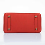 Hermès Birkin 25 Red Vermillion Togo Gold Hardware