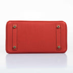 Hermès Birkin 25 Red Vermillion Togo Gold Hardware