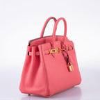 Hermès Birkin 25 Rose Lipstick Togo Gold Hardware - 2013, Q Square