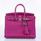 Hermès Birkin 25 Rose Pourpre Togo with Palladium Hardware - 2017, A
