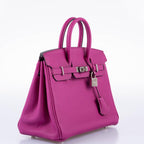 Hermès Birkin 25 Rose Pourpre Togo with Palladium Hardware - 2017, A