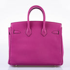 Hermès Birkin 25 Rose Pourpre Togo with Palladium Hardware - 2017, A