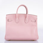 Hermès Birkin 25 Rose Sakura Swift leather Gold Hardware - 2015, T