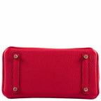 Hermès Birkin 25 Rouge Vif Togo Gold Hardware