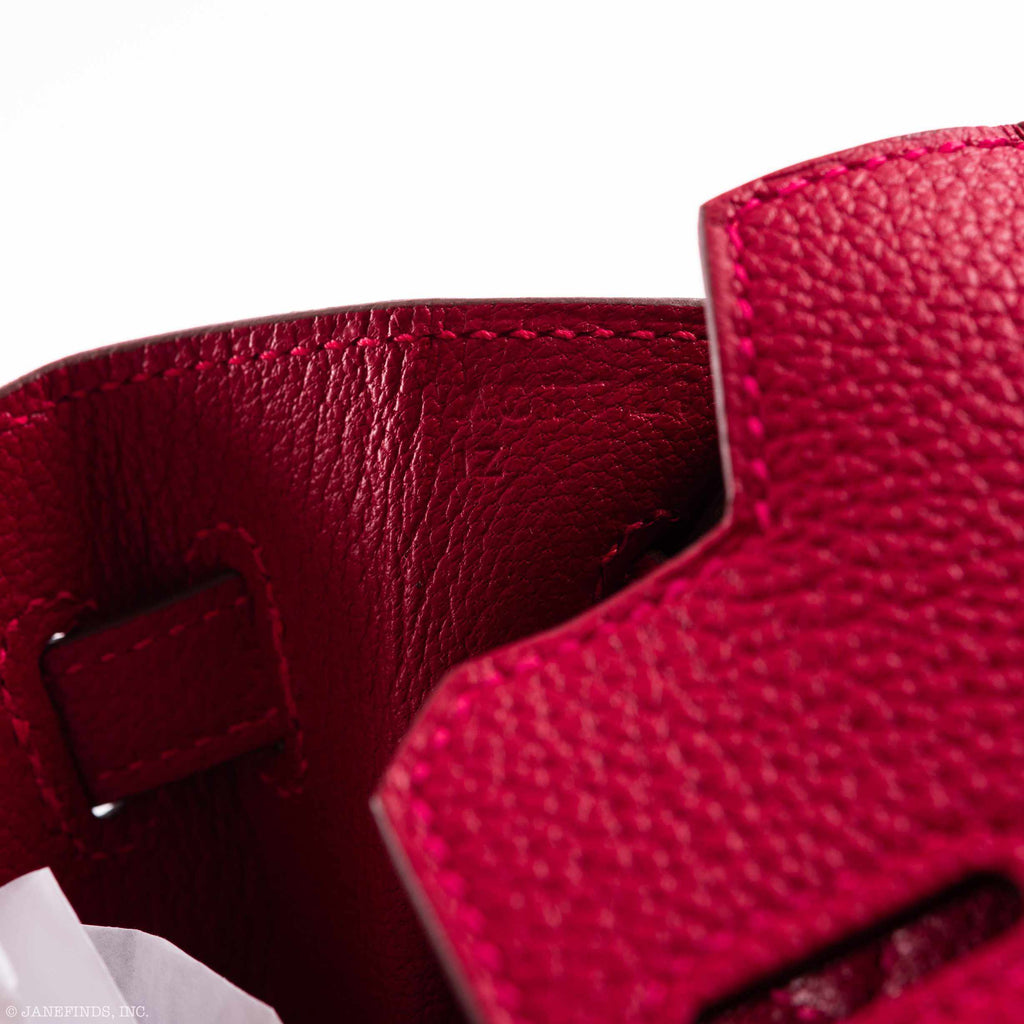 Hermès Birkin 25 Rouge Vif Togo Gold Hardware