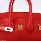 Hermès Birkin 25 Rouge de Couer Swift leather Gold Hardware - 2019, D