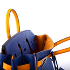 Hermès HSS Birkin 25 Jaune D’Or & Blue Electric Epsom Brushed Palladium Hardware - 2018, C