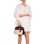 Hermès Picnic Birkin 25 Osier Wicker & Rouge Swift with Palladium Hardware - 2021, Z