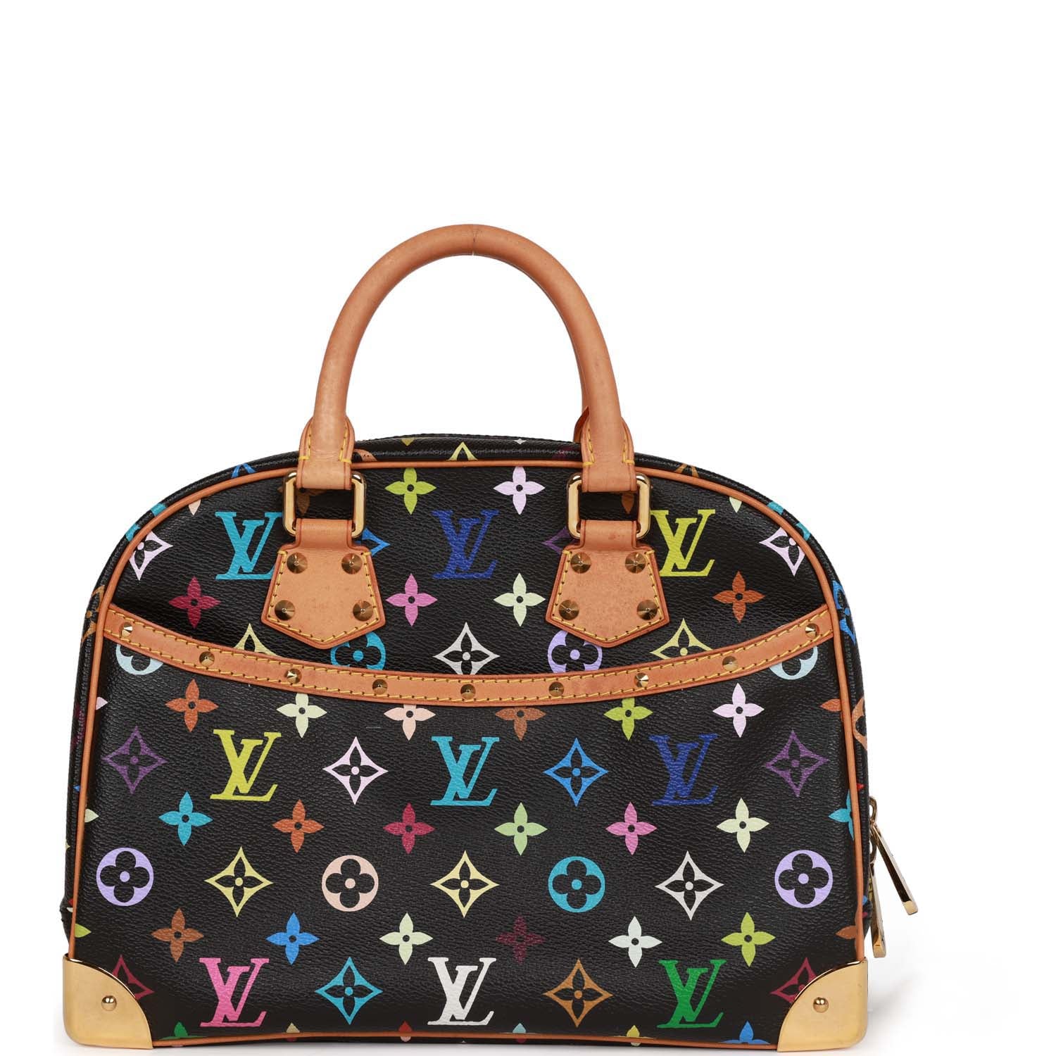 Vintage Louis Vuitton Monogram Multicolor Black Trouville