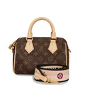 Louis Vuitton Monogram Speedy Bandouliere 20 Black