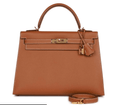 Hermes Kelly Sellier 32 Gold Epsom Gold Hardware Payment 3