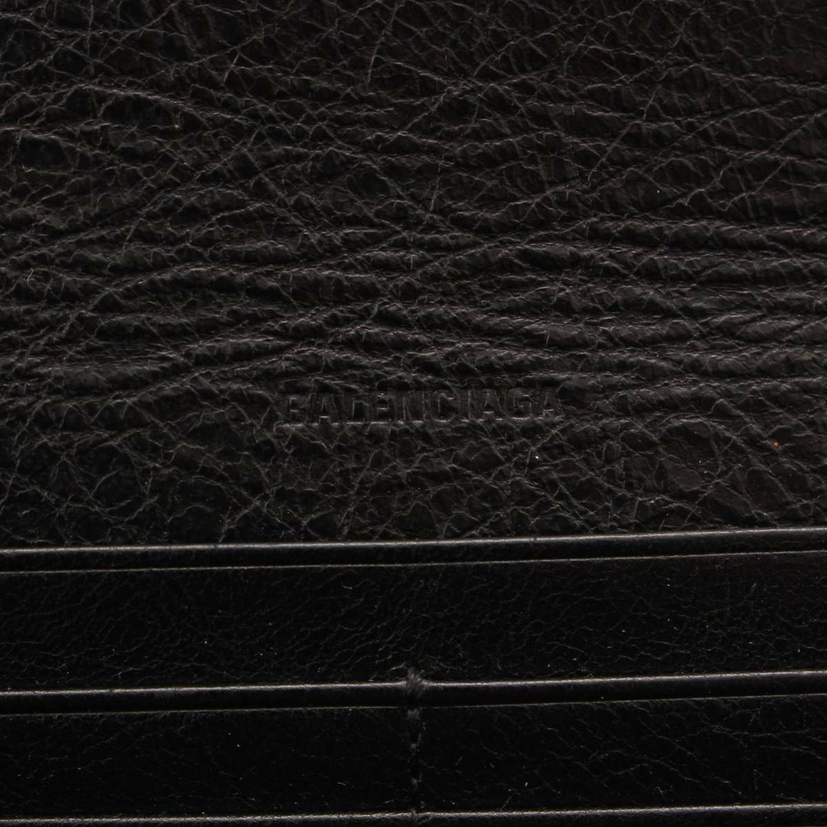 Balenciaga Antracite Grey Arena Leather Long Wallet 542008