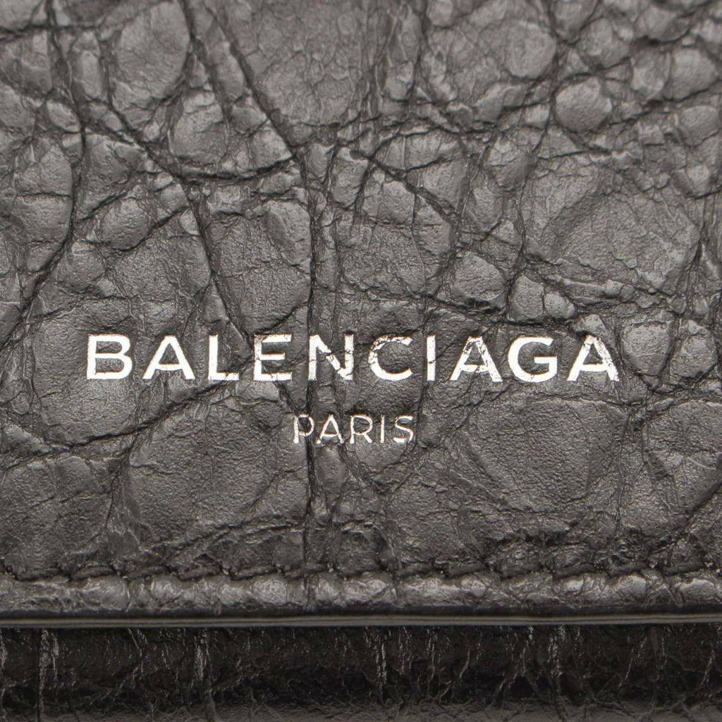 Balenciaga Antracite Grey Arena Leather Long Wallet 542008