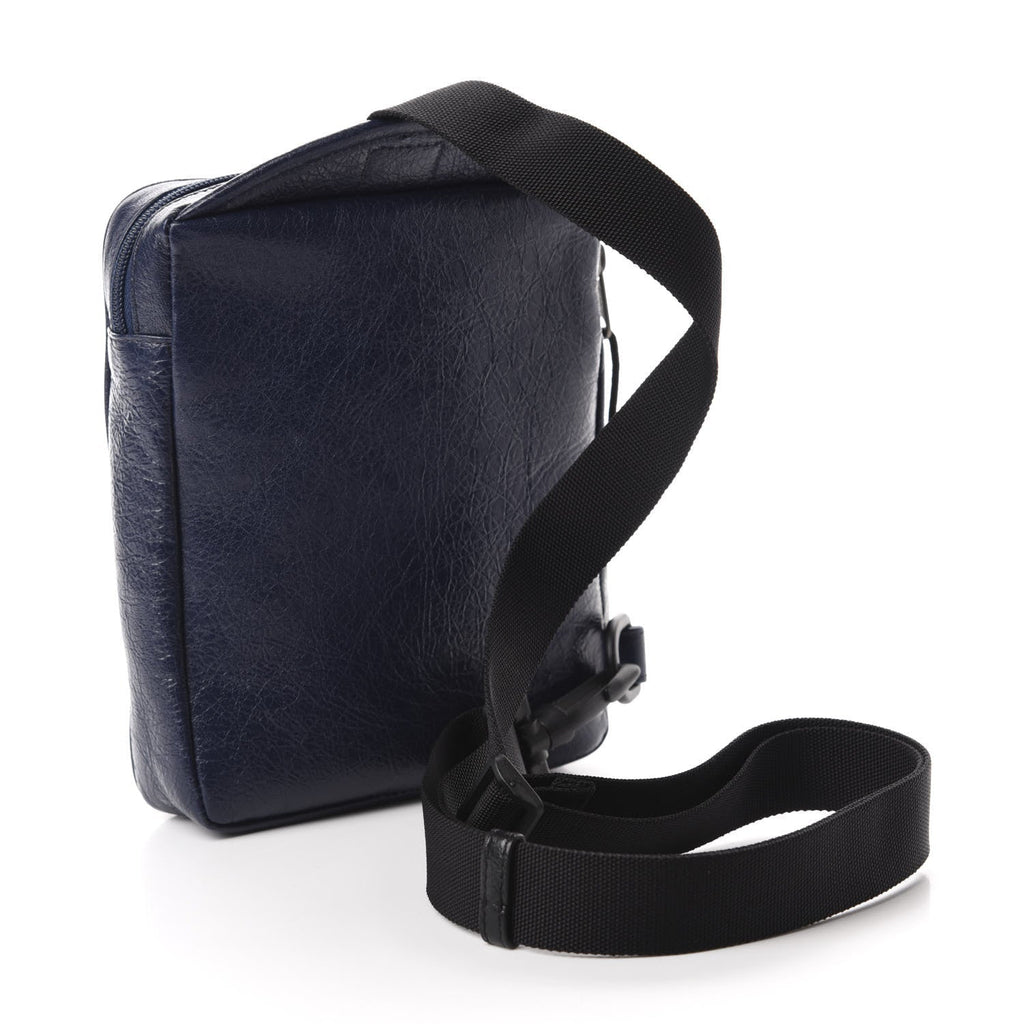 Balenciaga Arena Blue Lambskin Leather Backpack Bag 620260