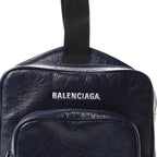 Balenciaga Arena Blue Lambskin Leather Backpack Bag 620260