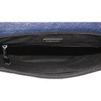 Balenciaga Arena Blue Lambskin Leather Flap Messenger Bag 620259
