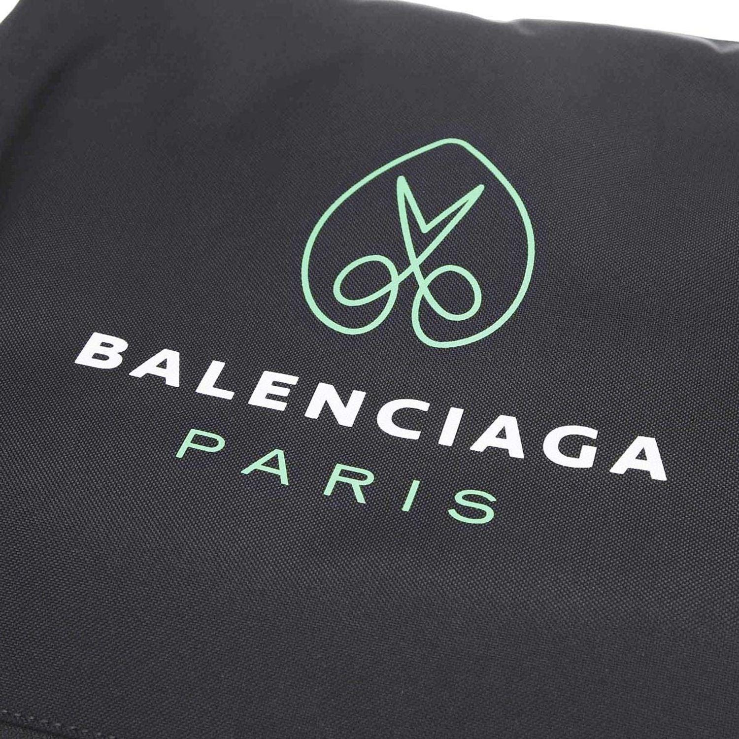 Balenciaga Black Recycled Nylon Messenger Tote 658177