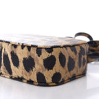 Balenciaga Calfskin Logo Printed Leopard XS Everyday Camera Bag 552372