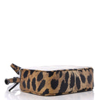 Balenciaga Calfskin Logo Printed Leopard XS Everyday Camera Bag 552372