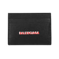 Balenciaga Cash Black Calfskin Leather Credit Card Holder 594309