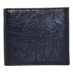 Balenciaga Cash Square Blue Arena Leather Bifold Wallet 542001