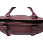 Balenciaga Classic City Bordeaux Red Leather Shoulder Bag 115748