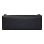 Balenciaga Essential Black Calfskin Leather Chain Shoulder Bag 657232