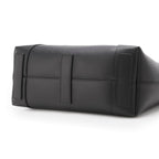 Balenciaga Hourglass Zip Tote Medium Black Grained Calf Leather 620318