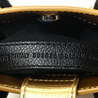 Balenciaga Gold Calfskin Leather Shopper Cross Body Bag 593826
