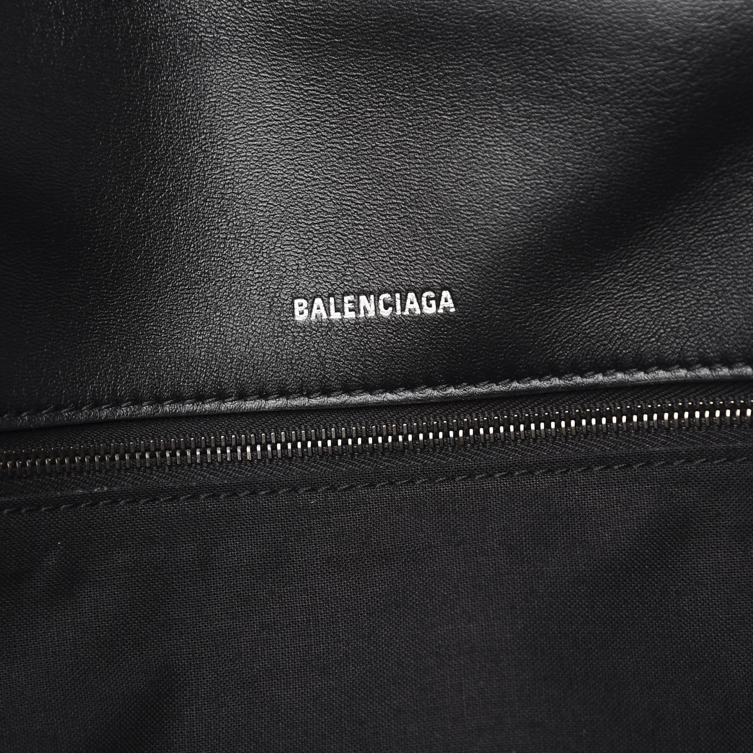 Balenciaga Touch Black Nappa Leather Quilted Puffy Clutch Bag 624947