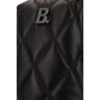 Balenciaga Touch Black Nappa Calfskin Leather Quilted Puffy Shoulder Bag 593375