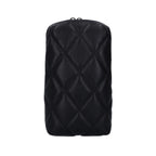Balenciaga Touch Black Nappa Calfskin Leather Quilted Puffy Shoulder Bag 593375