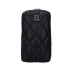 Balenciaga Touch Black Nappa Calfskin Leather Quilted Puffy Shoulder Bag 593375
